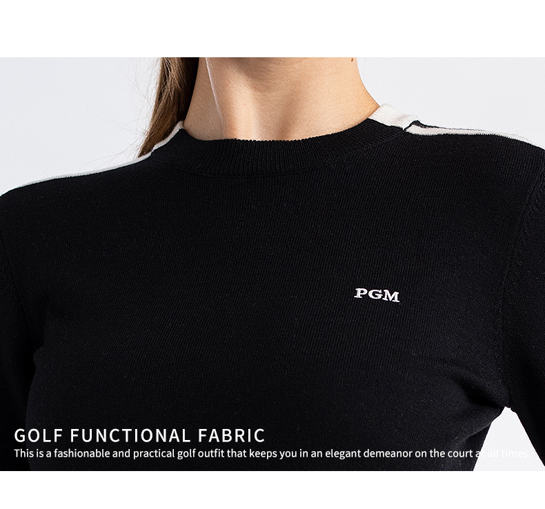 Áo dài tay golf nữ pgm yf621 (Áo len dài tay thu đông)-YF621-1550k SALE 1085k (15)