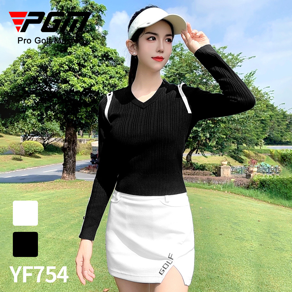 Áo dài tay golf nữ pgm yf754 (áo len dài tay golf nữ)-1850k SALE 980k (1)