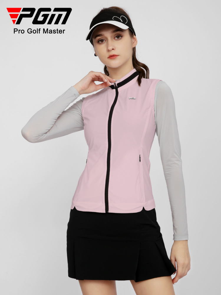 Áo khoác golf nữ pgm yf565 ( áo gile golf nữ mỏng nhẹ mùa hè và thu đông) 1850k SALE 1095k (1)