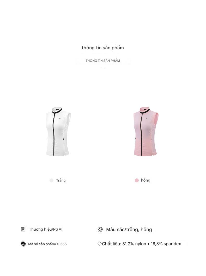 Áo khoác golf nữ pgm yf565 ( áo gile golf nữ mỏng nhẹ mùa hè và thu đông) 1850k SALE 1095k (27)
