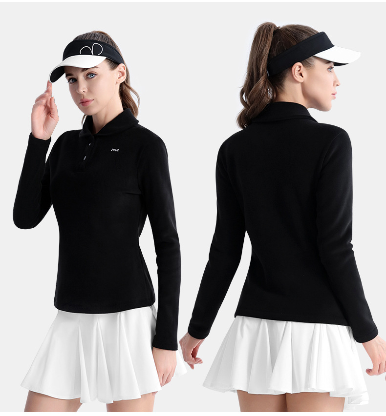Áo nỉ bông chui đầu cổ bẻ golf nữ cao cấp pgm yf710-2550k SALE 1550k (15)
