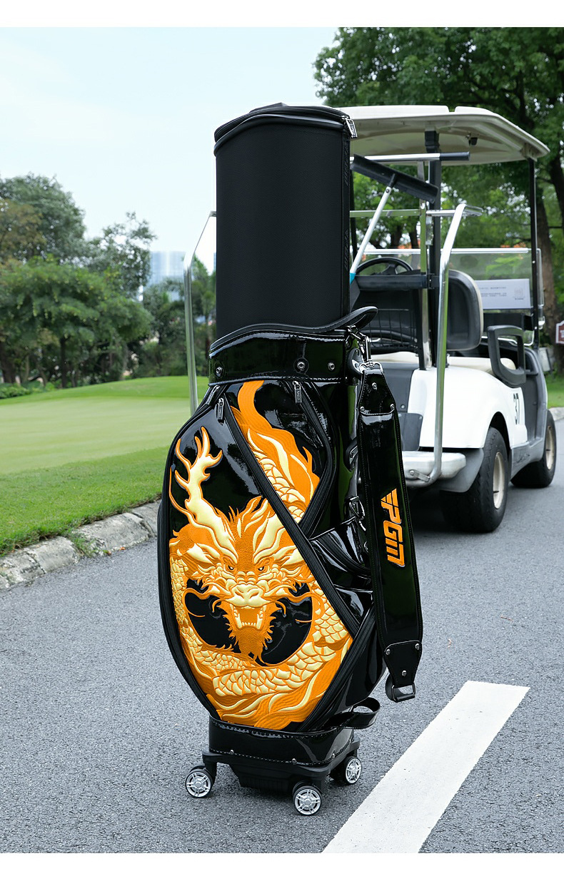 Túi đựng gậy golf PGM QB159 (Túi golf hàng không nam và nữ có bánh xe kéo cao cấp phiên bản giới hạn Daragon) (4)