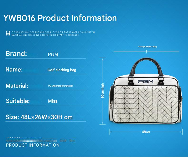 Túi xách túi đựng giày quần áo golf nam nữ PGM YWB016-1950k SALE 999k (13)